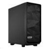 Obrázek FRACTAL DESIGN skříň Meshify 2 Compact Black Solid, USB 3.1 Type- C, 2x USB 3.0, bez zdroje, mATX