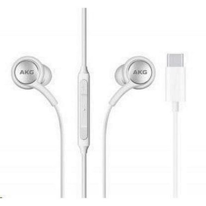 Obrázek Samsung stereo sluchátka EO- IC100BWE, USB- C, bílá, EU