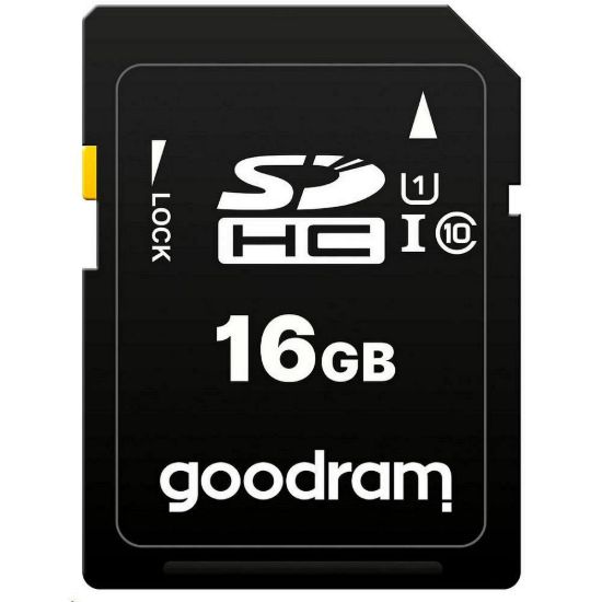 Obrázek GOODRAM SDHC karta 16 GB (R: 100/ W: 10 MB/ s) UHS- I Class 10