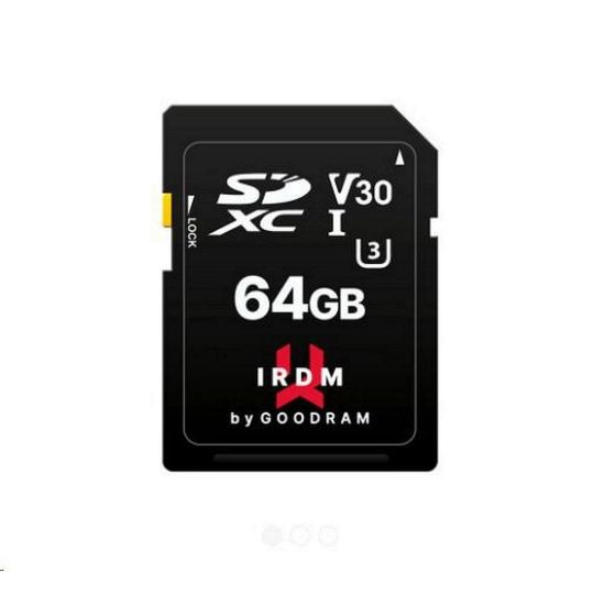 Obrázek GOODRAM SDXC karta 64 GB IRDM (R: 100/ W: 70 MB/ s) UHS- I U3