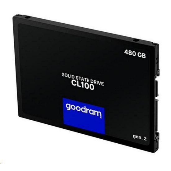 Obrázek GOODRAM SSD CL100 Gen.3 480 GB, SATA III, 2.5", (R: 540/ W: 460MB/ s)