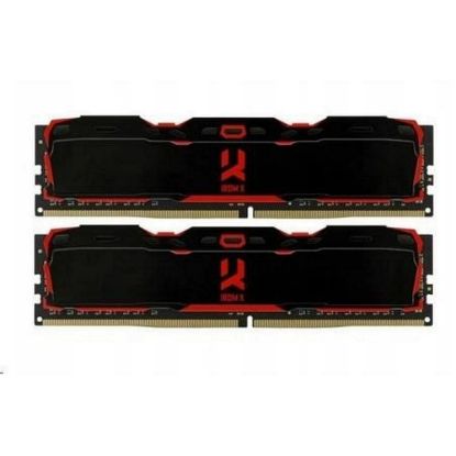 Obrázek GOODRAM DIMM DDR4 16 GB (Kit of 2) 3200MHz CL16 IRDM X, Černá