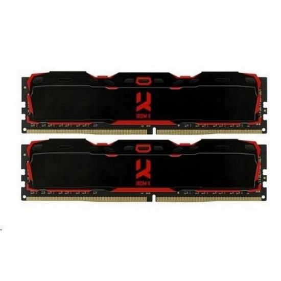 Obrázek GOODRAM DIMM DDR4 32 GB (Kit of 2) 3200MHz CL16 IRDM X, Černá