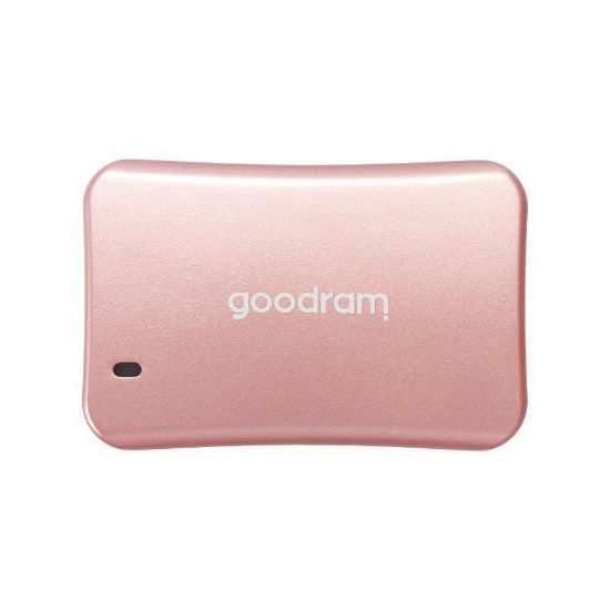 Obrázek GOODRAM externí SSD HX200 500 GB, USB- C 3.2 Gen2 x 2, (R: 1500/ W: 900MB/ s), růžová