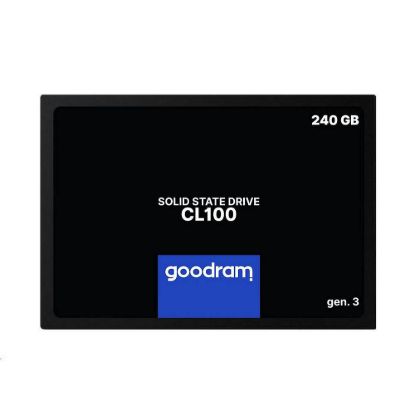 Obrázek GOODRAM SSD CL100 Gen.3 240 GB, SATA III, 2.5", (R: 520/ W: 400MB/ s)