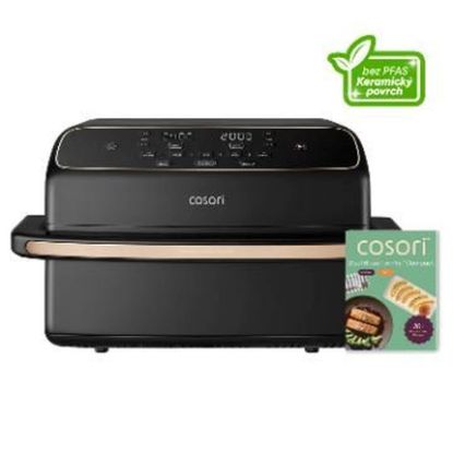 Obrázek Cosori Dual Blaze Twin Fry Compact horkovzdušná fritéza 8, 6 L, keramika, černá
