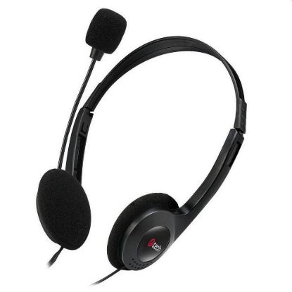 Obrázek C- TECH Sluchátka s mikrofonem MHS- 03E, černá