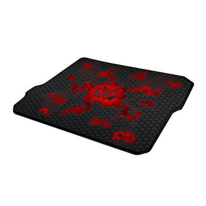 Obrázek C- TECH herní podložka pod myš ANTHEA CYBER RED, 320 x 270x4mm, obšité okraje