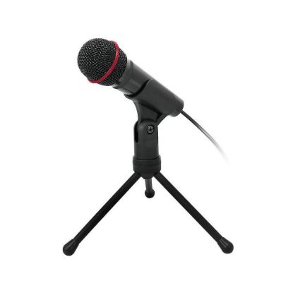 Obrázek C- TECH stolní mikrofon MIC- 01, 3, 5" stereo jack, 2.5m