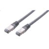 Obrázek C- TECH kabel patchcord Cat5e, FTP, šedý, 15m