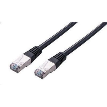 Obrázek C- TECH kabel patchcord Cat5e, FTP, černý, 2m