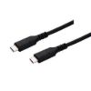 Obrázek C- TECH kabel USB 4.0, Type- C (CM/ CM), PD 100 W, 40Gbps, 0, 5m, černý