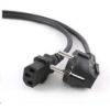 Obrázek C- TECH kabel síťový 1, 8m 220/ 230V napájecí, VDE