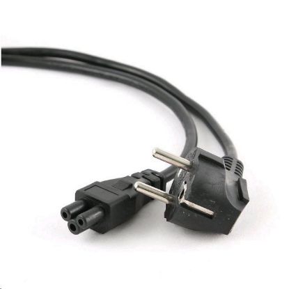 Obrázek C- TECH kabel síťový, 1, 8m VDE 220/ 230V, napájecí k notebooku, 3 pin Schuko
