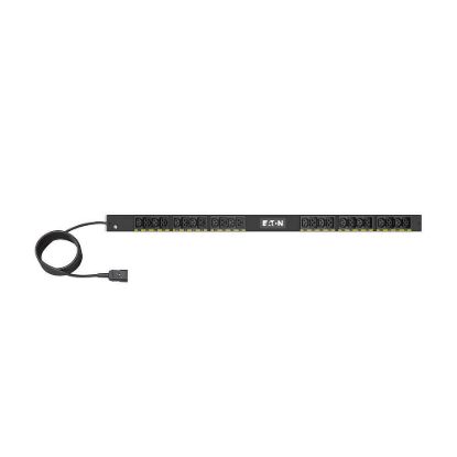 Obrázek Eaton G4 Základní Rack PDU, 0U, 22, 5U, vstup C20, 3m kabel, 1ph, 3, 7kW, 16A, 200- 240V, 24 zásuvek (12)C13, (12)C39