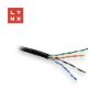 Obrázek LYNX UTP kabel Cat5e, PE (Fca), celoměděný, venkovní, černý, box 305m