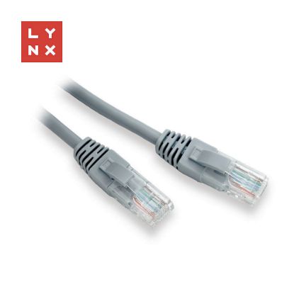 Obrázek LYNX UTP patch kabel Cat5e, PVC, CCA, 2m, šedý