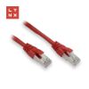 Obrázek LYNX FTP patch kabel Cat5e PVC, CCA, 1m, červený (balení obsahuje 10ks)