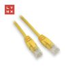 Obrázek LYNX UTP patch kabel Cat5e, PVC, CCA, 1m, žlutý (balení obsahuje 10ks)