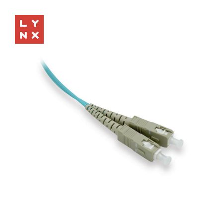Obrázek LYNX duplexní patch kabel MM, OM3, SC/ SC, 50/ 125µm, 0, 5m