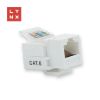 Obrázek LYNX keystone UTP Cat6, samozařezávací, 90stp., bílý