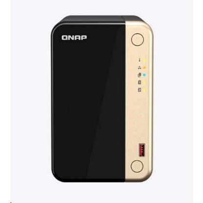 Obrázek QNAP TS- 264- 8G (4C/ CeleronN5095/ 2, 9GHz/ 8 GBRAM/ 2xSATA/ 2xM.2/ 2 x 2, 5GbE/ 2xUSB2.0/ 2xUSB3.2/ 1xPCIe/ 1xHDMI)
