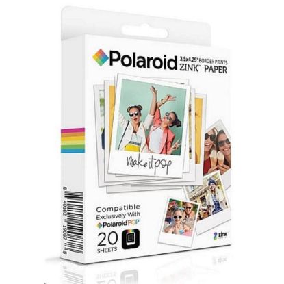 Obrázek Polaroid Instant Zink Media 3, 5 x 4, 25 Pop 20 Pack