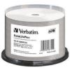 Obrázek VERBATIM CD- R(50- pack) spindl, AZO 52X, 700MB, WHITE WIDE PRINTABLE SURFACE NON- ID