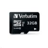 Obrázek VERBATIM MicroSDHC karta 32 GB Pro, U3 + adaptér