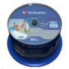 Obrázek VERBATIM BD- R SL Datalife HTL (50- pack)Blu- Ray/ Spindle/ 6x/ 25 GB Wide Printable