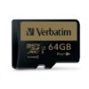 Obrázek VERBATIM MicroSDXC karta 64 GB PRO+ Class 10, UHS 1 (R: 90/ W: 80 MB/ s)