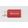 Obrázek VERBATIM Flash Disk 16 GB DataBar USB 2.0 Drive, červená
