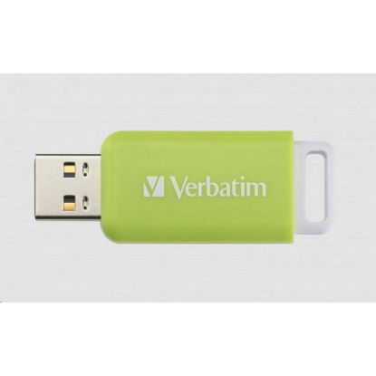 Obrázek VERBATIM Flash Disk 32 GB DataBar USB 2.0 Drive, zelená