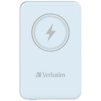 Obrázek VERBATIM Powerbanka Charge 'n' Go, Magnetická, 5000 mAh, USB- C, Modrá