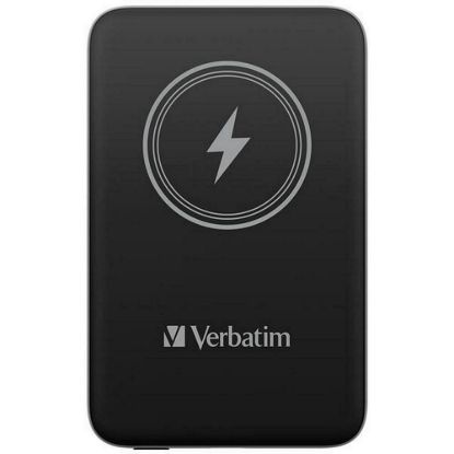 Obrázek VERBATIM Powerbanka Charge 'n' Go, Magnetická, 10000 mAh, USB- C, Černá