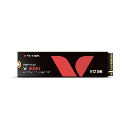 Obrázek VERBATIM SSD Vi3000 Internal PCIe NVMe M.2 SSD 512 GB , W 2500/ R 3300 MB/ s