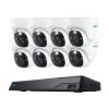 Obrázek REOLINK bezpečnostní kamerový set NVS16- 12MD8, 12MP, 8x Kamera + NVS, 4 TB