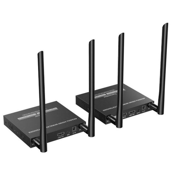 Obrázek PREMIUMCORD HDMI2.0 Wireless extender 4K@60 Hz na 50m, pásmo 5.2GHz
