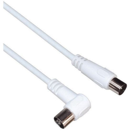 Obrázek PREMIUMCORD TV kabel M/ F konektor 90, 75 Ohm 20m