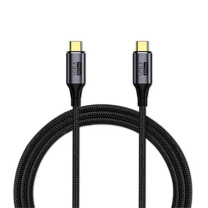 Obrázek PREMIUMCORD Kabel USB4™ Gen 3 x 2 40Gbps 8K@60 Hz 240 W Thunderbolt 3 kabel 0, 3m