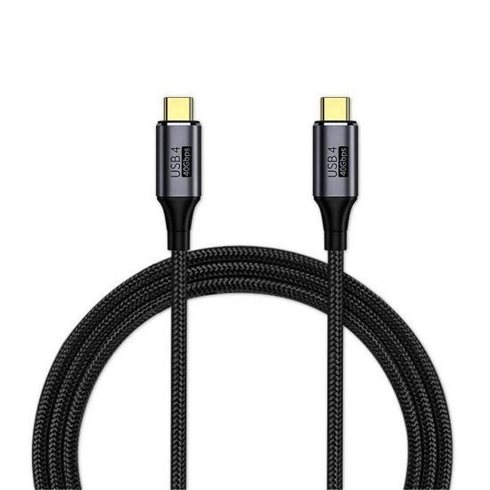 Obrázek PREMIUMCORD Kabel USB4™ Gen 3 x 2 40Gbps 8K@60 Hz 240 W Thunderbolt 3 kabel 0, 3m