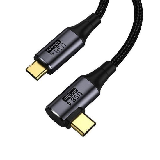 Obrázek PREMIUMCORD Kabel USB4™ Gen 3 x 2 40Gbps 8K@60 Hz 240 W Thunderbolt 3 kabel 0, 3m