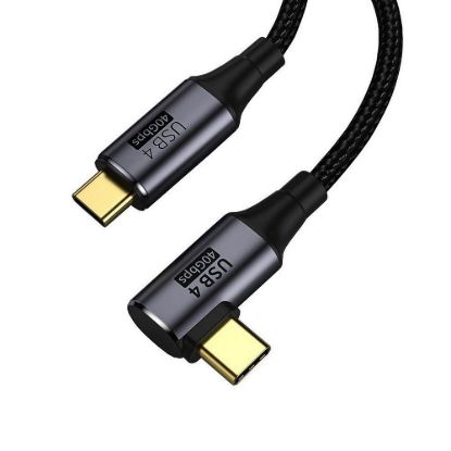 Obrázek PREMIUMCORD Kabel USB4™ Gen 3 x 2 40Gbps 8K@60 Hz 240 W Thunderbolt 3 kabel 0, 8m