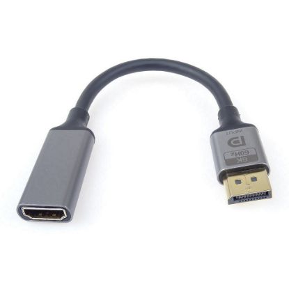Obrázek PremiumCord adaptér DisplayPort - HDMI, 8K@60 Hz, 4K@144 Hz Male/ Female, 20cm