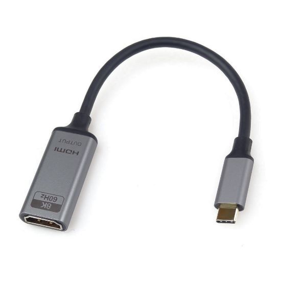 Obrázek PremiumCord Adaptér USB- C na HDMI rozlišení obrazu 8K@60 Hz, 4K@144 Hz, 20cm