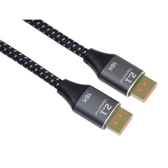 Obrázek PREMIUMCORD Kabel DisplayPort 2.1, 16K@60 Hz, 8K@120 Hz, 2m