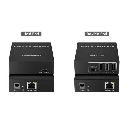 Obrázek PremiumCord 4- port USB 3.0 extender po Cat5/ Cat5e/ Cat6 do 100m