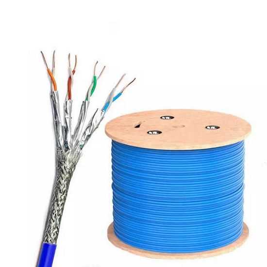 Obrázek DIGITUS CAT 6A U- FTP Kabel 4 x 2, drát AWG23, LSOH, modrý, 305m