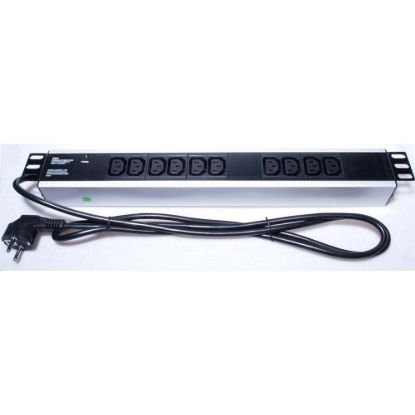Obrázek ATEN Základní napájecí jednotka 12x IEC320 C13, 1x IEC320 C14 vstup, 1U, 10A