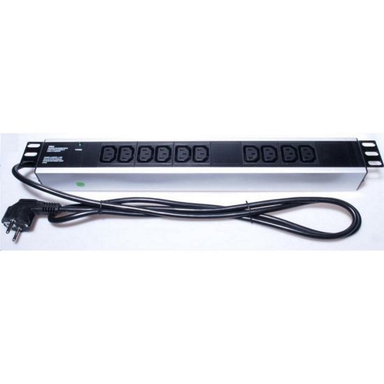 Obrázek ATEN Základní napájecí jednotka 12x IEC320 C13, 1x IEC320 C14 vstup, 1U, 10A